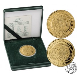 Polska, III RP, 200 złotych, 2000, 1000-lecie Zjazdu w Gnieźnie