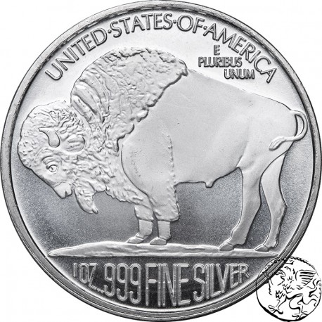 USA, uncja srebra , Bizon