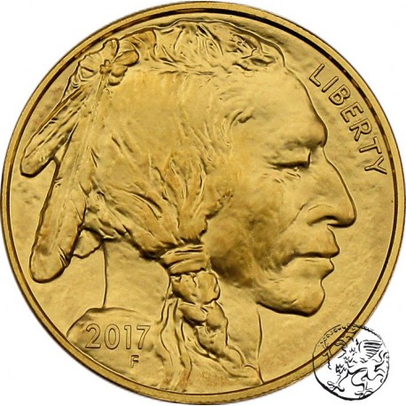 USA, 50 dolarów, 2017, Bizon,  uncja złota