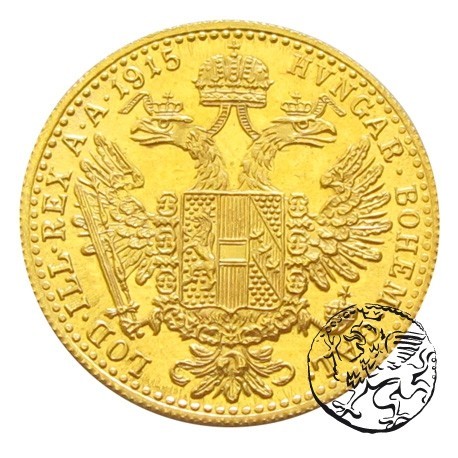 Austria, dukat, 1915, nowe bicie