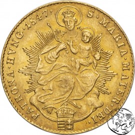 Węgry, dukat, 1847, Ferdynand I, Kremnica, piękny