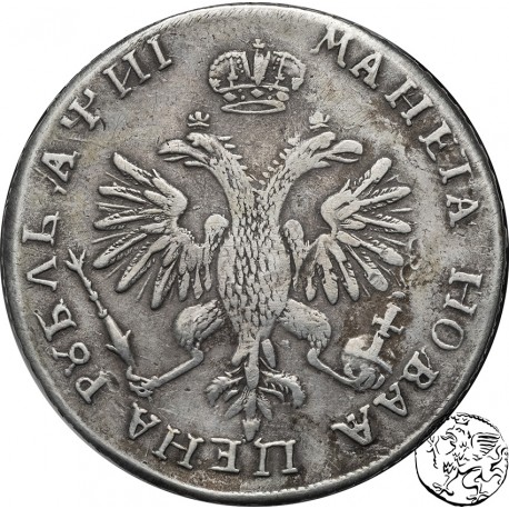 Rosja, rubel, 1718, Piotr I, OK