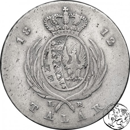 Polska, Księstwo Warszawskie, talar, 1812 IB