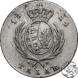 Polska, Księstwo Warszawskie, talar, 1814 IB
