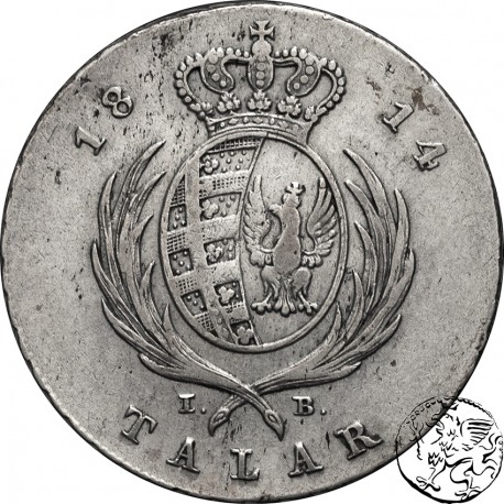 Polska, Księstwo Warszawskie, talar, 1814 IB
