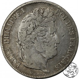 Francja/Belgia 5 franków, 1832-1848