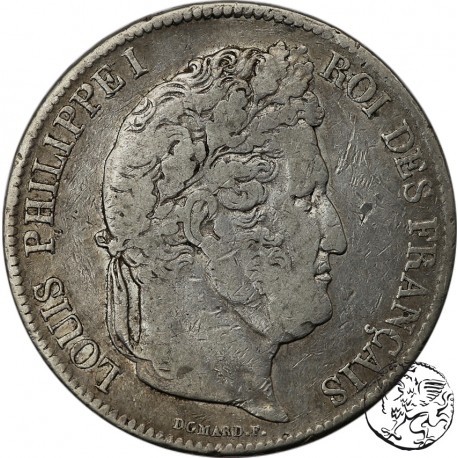 Francja/Belgia 5 franków, 1832-1848