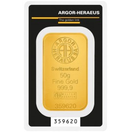 Niemcy, Heraeus, Sztabka złota 50 g