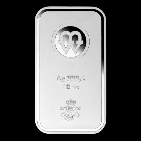 Sztabka srebra, 100 gram Ag 999, Doduco