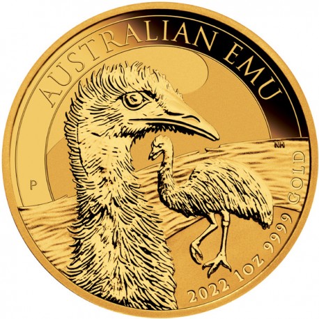 Australia, 100 dolarów,  Emu, 2019 , uncja złota