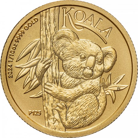 Australia,15 dolarów, 2024,Koala,,  1/10 uncji