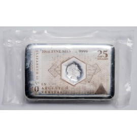 Niue, 25 dolarów, sztabka srebra, 10 uncji Ag 999