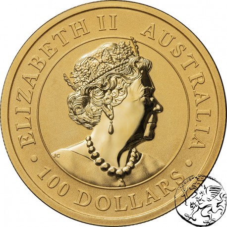 Australia, 100 dolarów, 2011,  Kangur, uncja złota