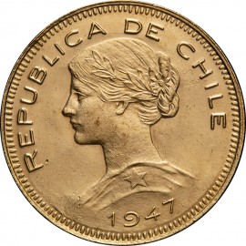 Chile, 100 pesos, 1947