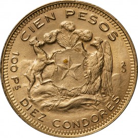 Chile, 100 pesos, 1947