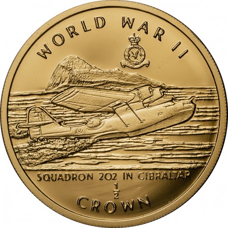 Wielka Brytania, Gibraltar, 1/2 crown, 1994, Squadron 202