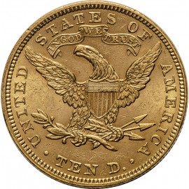 USA, 10 dolar&oacute;w, 1907