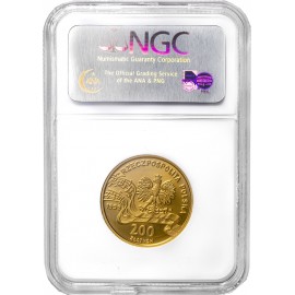 Polska, III RP, 200 złotych, 1999, Chopin, NGC PF 69