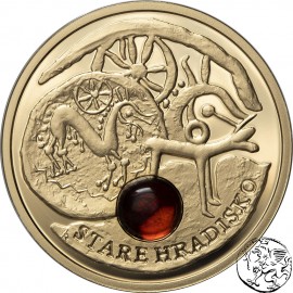 Niue, 5 dolarów, 2010, Szlak Bursztynowy, Stare Hradisko