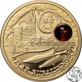 Niue, 5 dolarów, 2008, Szlak Bursztynowy, Kaliningrad