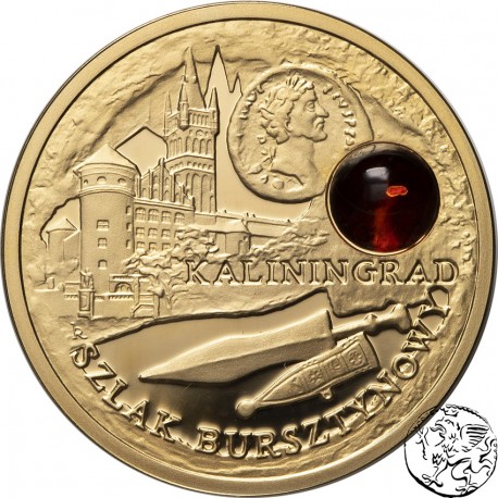 Niue, 5 dolarów, 2008, Szlak Bursztynowy, Kaliningrad