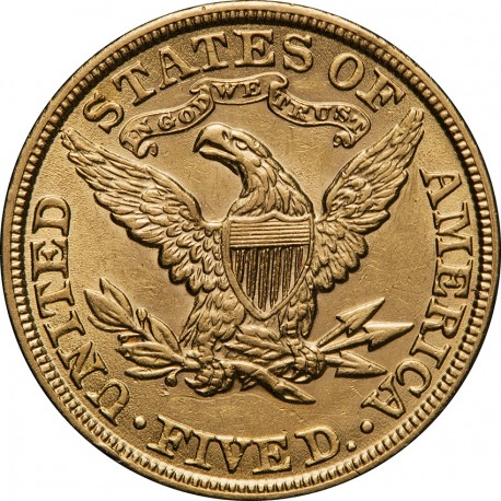 USA, 5 dolarów, 1901