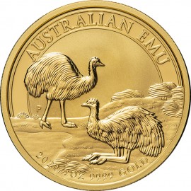 Australia, 100 dolarów,  Emu, 2021, uncja złota