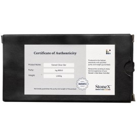Sztabka srebra, 1000 gram Ag 999