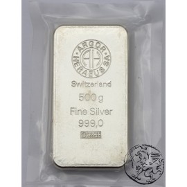 Niemcy, Heraeus sztabka srebra, 250 gram Ag 999