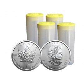Kanada, 5 dolarów, Maple Leaf, uncja srebra