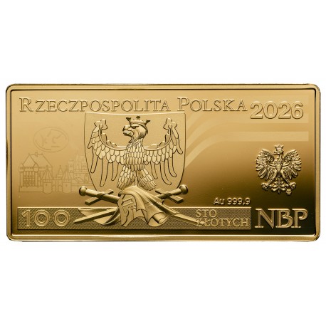 III RP, Polskie banknoty obiegowe, 100 złotych, 2026