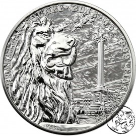 Wielka Brytania, 2 funty, Britannia, uncja srebra