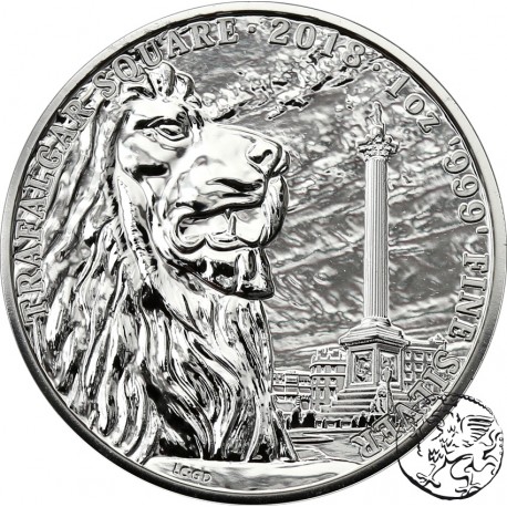 Wielka Brytania, 2 funty, Britannia, uncja srebra