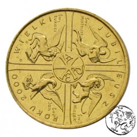 III RP, 2 złote, Wielki Jubileusz roku 2000