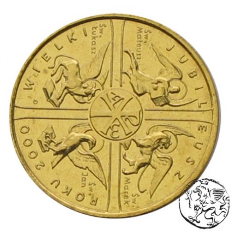 III RP, 2 złote, Wielki Jubileusz roku 2000