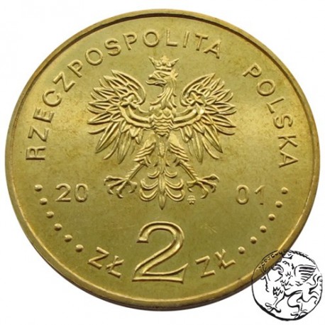 III RP, 2 złote, 2001, Michał Siedlecki