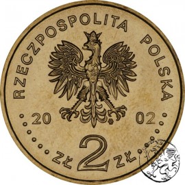 III RP, 2 złote, 2002, August II Mocny