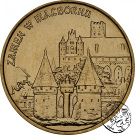 III RP, 2 złote, 2002, Zamek w Malborku