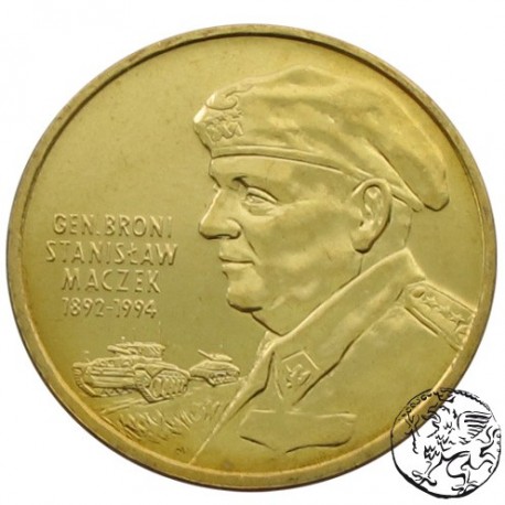III RP, 2 złote, 2003, Generał Stanisław Maczek