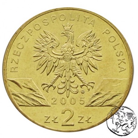 III RP, 2 złote, 2005, Puchacz