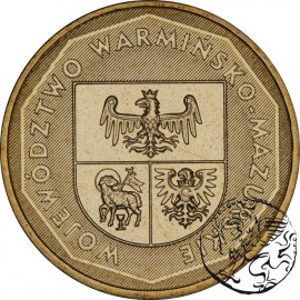 III RP, 2 złote, 2005, Woj. Warmińsko-Mazurskie