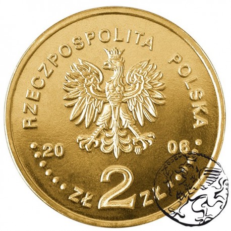 III RP, 2 złote, 2006, MŚ w piłce nożnej Niemcy