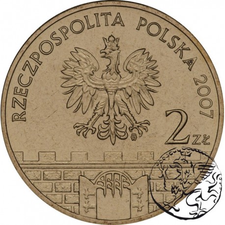 III RP, 2 złote, 2007, Kwidzyn
