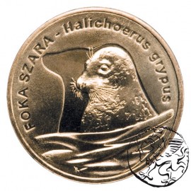 III RP, 2 złote, 2007, Foka Szara