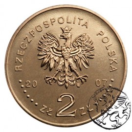 III RP, 2 złote, 2007, Lokacja Krakowa