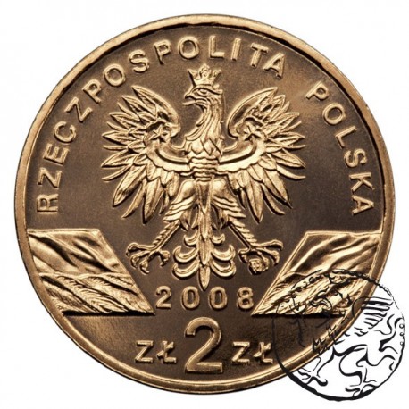 III RP, 2 złote, 2008, Sokół Wędrowny