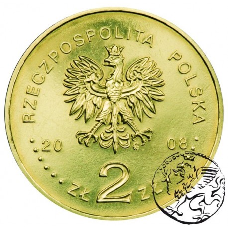 III RP, 2 złote, 2008, Bronisław Piłsudski
