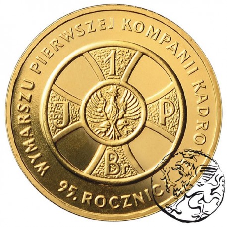 III RP, 2 złote, 2009, Pierwsza Kompania Kadrowa