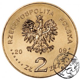 III RP, 2 złote, 2009, 25. rocznica śmierci Popiełuszki