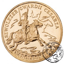 III RP, 2 złote, 2010, Szwoleżer Gwardii Cesarza Napoleona
